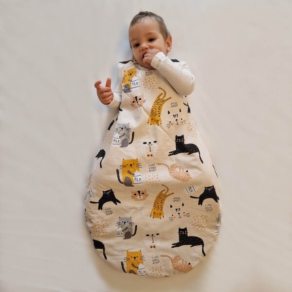 Sac de dormit copii 3-18 luni Kidizi Kitten Love, 1 tog
