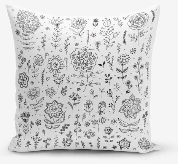 Față de pernă Minimalist Cushion Covers Flower, 45 x 45 cm
