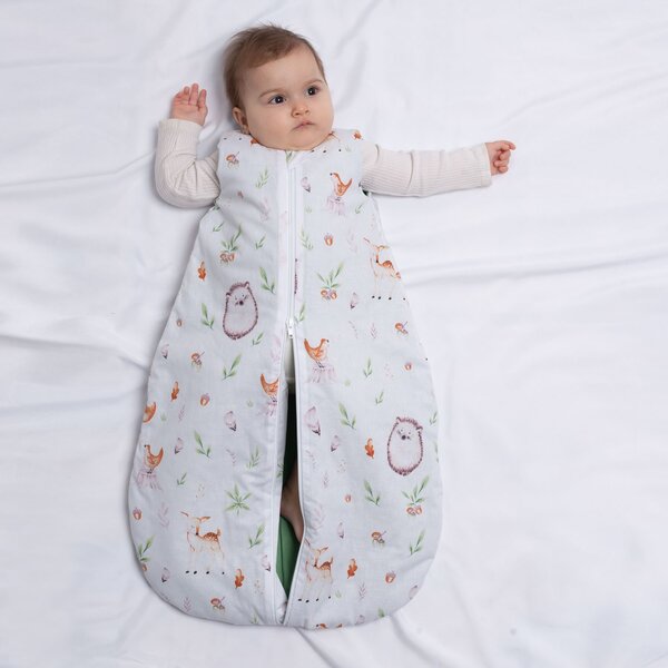Sac de dormit copii 0-9 luni Kidizi Forest Joy 0.5 tog