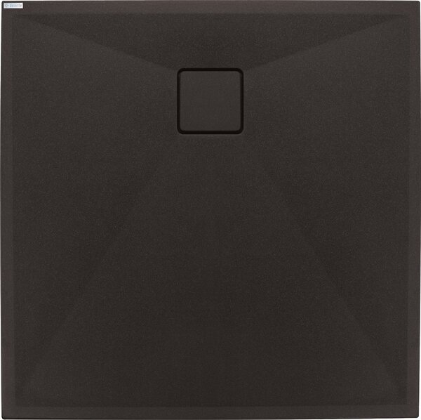 Deante Correo cădiță de duș pătrată 80x80 cm negru KQR_N42B