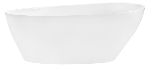 Besco Goya cadă freestanding 140.5x62.5 cm ovală alb #WMD-140-G