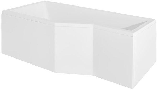 Besco Integra cadă de colț 150x75 cm partea stângă alb #WAI-150-PL