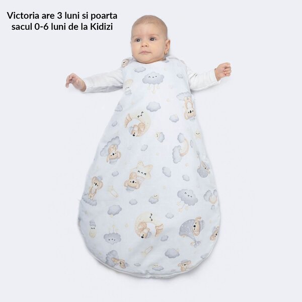 Sac de dormit copii 0-6 luni Kidizi Koala Dreams, 1 tog