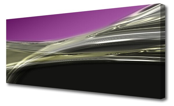 Tablou pe panza canvas Abstract Art Violet Gri Negru