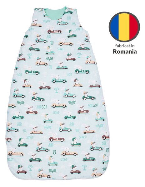 Sac de dormit copii reglabil 6-36 luni Kidizi Husty Rabbit, 1 tog