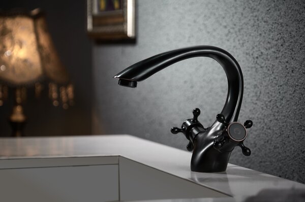 Baterie pentru lavoar Rea Retro Old Black