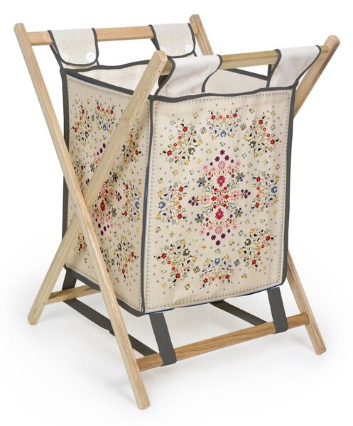 Coș de rufe din material textil 50 l Flowers Tapestry – Madre Selva