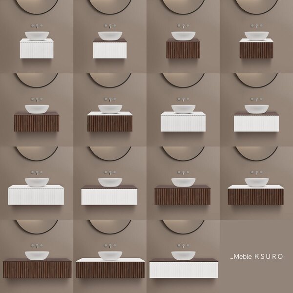 Set dulap Ksuro 02 50004000, blat Ksuro 02 53004060