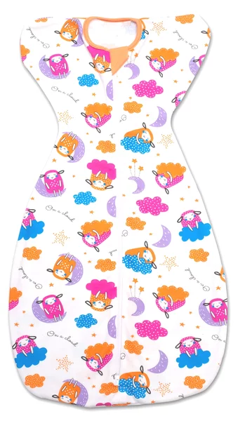 Sistem de infasat bebe Kidizi Swaddel Confort O a Cloud 0-4 luni – anti reflex Moro, 100% bumbac, fermoar dublu, 0.5 TOG