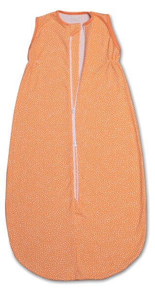 Sac dormit copii de vara 0-18 luni Kidizi Orange Spots, 80 cm, 0.5 tog
