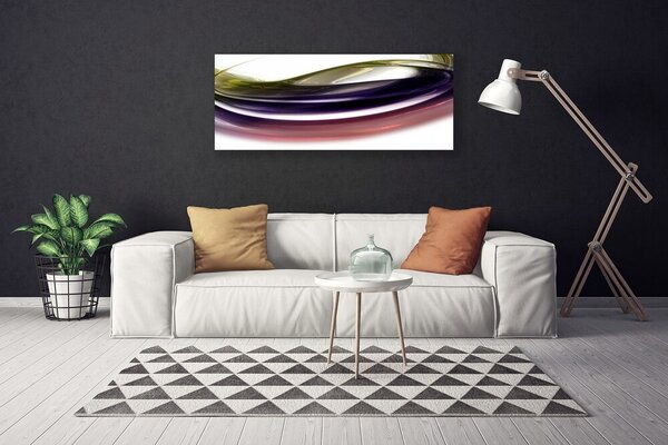 Tablou pe panza canvas Abstract Art Violet Roz Alb