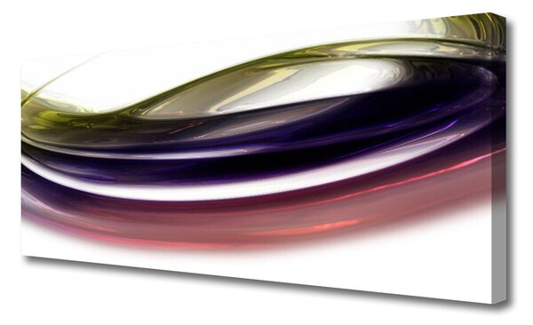 Tablou pe panza canvas Abstract Art Violet Roz Alb