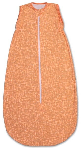 Sac dormit copii de vara 0-18 luni Kidizi Orange Spots, 80 cm, 0.5 tog