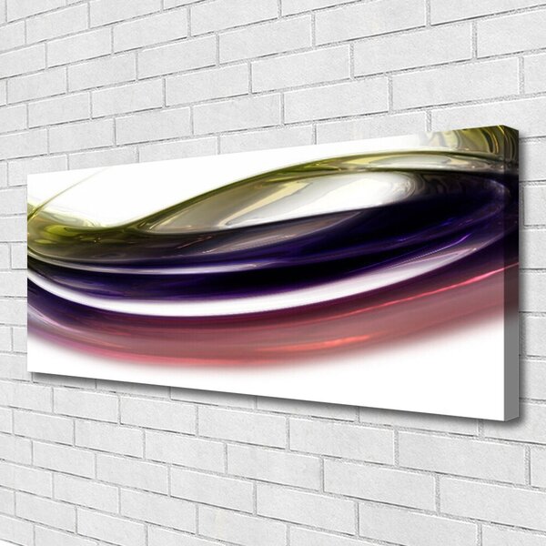 Tablou pe panza canvas Abstract Art Violet Roz Alb
