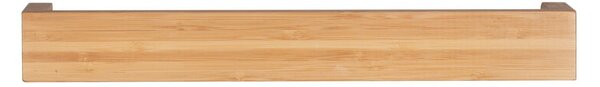 Raft de perete din bambus Wenko Dark, lățime 40 cm