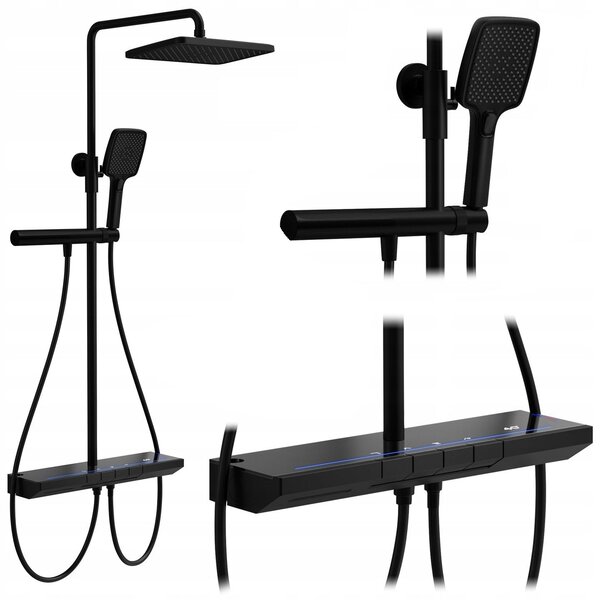 Set dus cu termostat REA Pedro Black