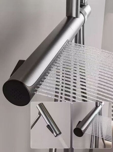 Set dus cu termostat REA Pedro Titanium