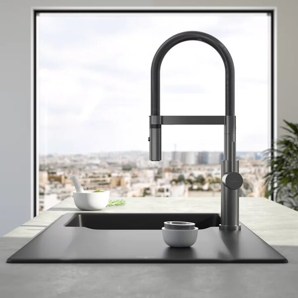 Villeroy & Boch Steel Expert 2.0 baterie bucătărie pe picior antracit 92800005