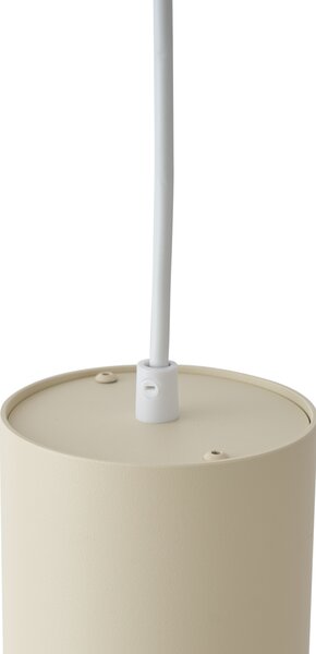 Lampă suspendată modernă bej cu alb pentru sistem de șină monofazat GU10 70mm - Iconic Holt