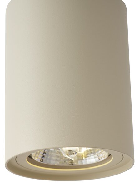 Lampă suspendată modernă bej cu alb pentru sistem de șină monofazat GU10 70mm - Iconic Holt