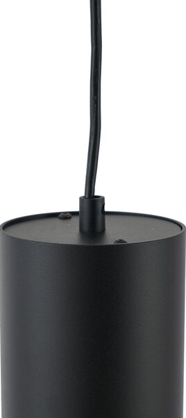 Lampă suspendată neagră modernă pentru sistem de șină monofazat GU10 70mm - Iconic Holt