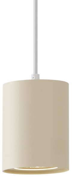 Lampă suspendată modernă bej cu alb pentru sistem de șină monofazat GU10 70mm - Iconic Holt