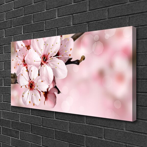 Tablou pe panza canvas Flori roz Floral
