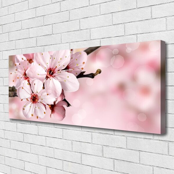 Tablou pe panza canvas Flori roz Floral