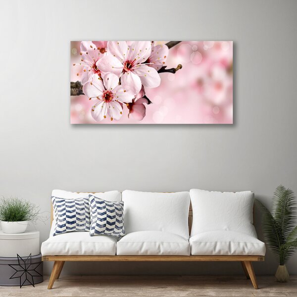 Tablou pe panza canvas Flori roz Floral