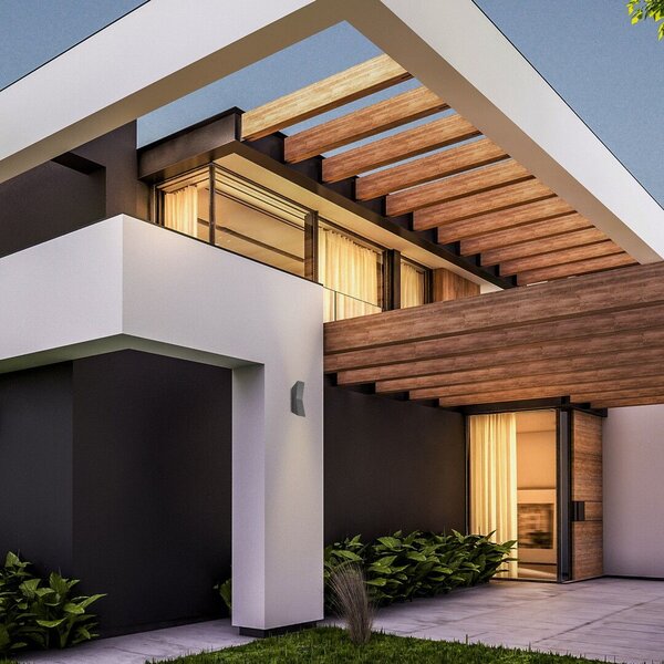 Rabalux Temse aplica exterior 2x3 W antracit 77066