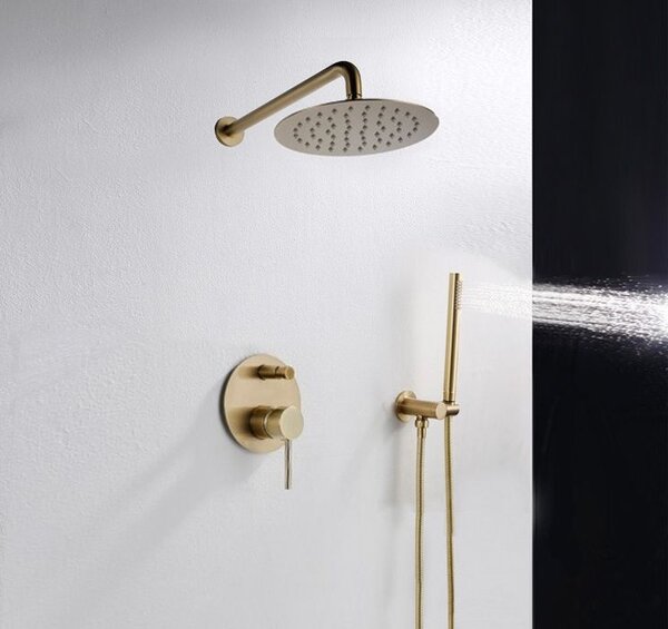 Set de dus incastrabil Rea Lungo L. Gold Auriu + BOX