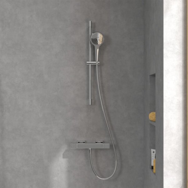 Villeroy & Boch Universal Taps & Fittings baterie de duș perete cu termostat crom TVS00001800061