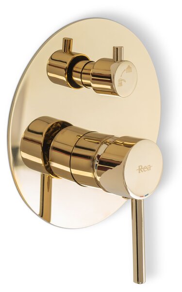 Set de dus incastrabil Rea Lungo L. Gold Auriu + BOX