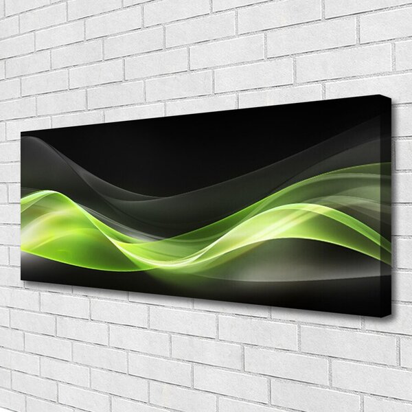 Tablou pe panza canvas Abstract Art Verde Gri Negru