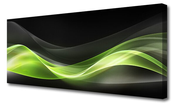 Tablou pe panza canvas Abstract Art Verde Gri Negru