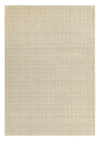 Covor crem țesut manual din amestesc de lână 200x290 cm Thatch Sand ...