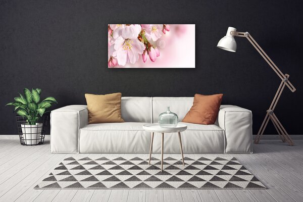 Tablou pe panza canvas Flori roz Floral