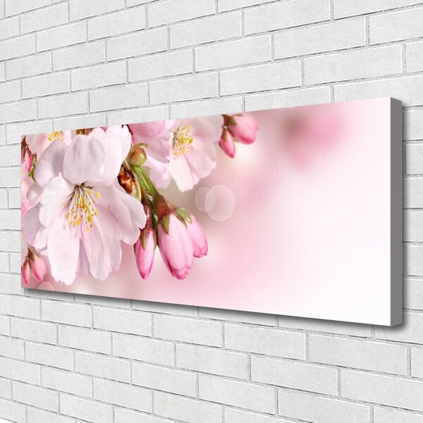 Tablou pe panza canvas Flori roz Floral