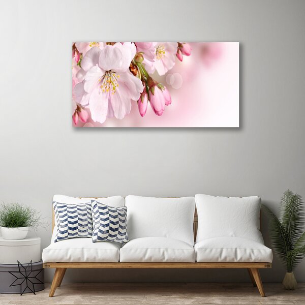 Tablou pe panza canvas Flori roz Floral
