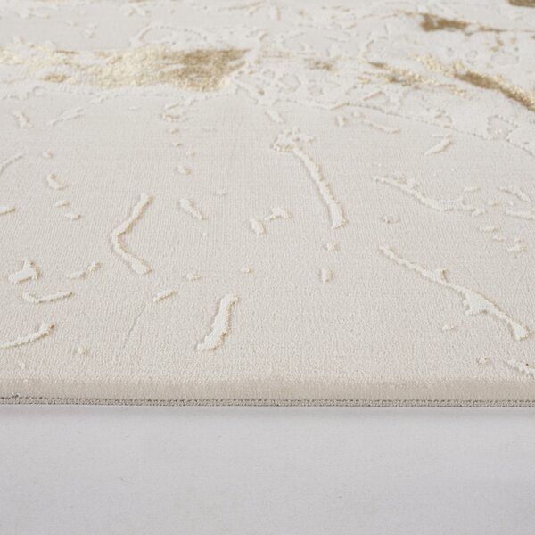 Covor Modern Living , Dormitor Dreptunghiular Asia F251B Gold (Alege dimensiunea: 100 x 200)