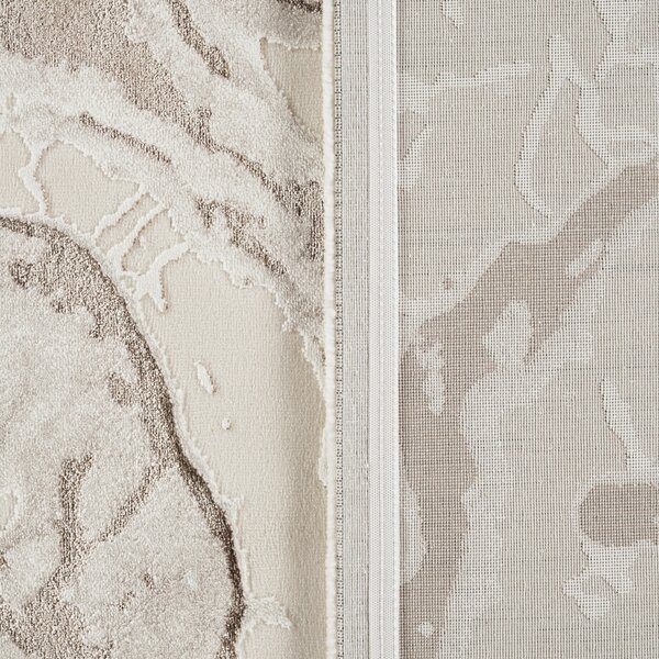 Covor Modern Living , Dormitor Dreptunghiular Asia F251B Gri (Alege dimensiunea: 100 x 200)
