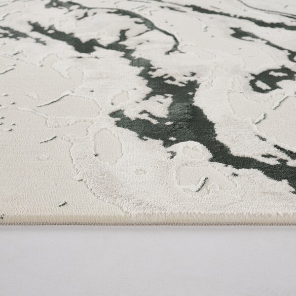 Covor Modern Living , Dormitor Dreptunghiular Asia F251B Verde (Alege dimensiunea: 100 x 200)