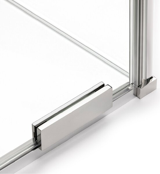 New Trendy Smart cabină de duș 100x80 cm dreptunghiular crom luciu/sticlă transparentă EXK-6586
