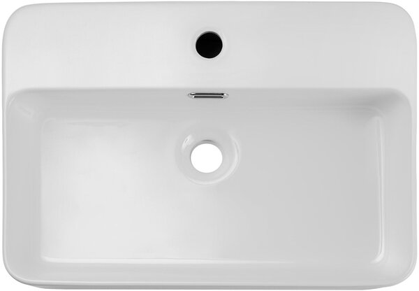 Comad Trust 2 lavoar 55x38 cm dreptunghiular de blat alb luciu TRUST 2 WHITE ( E-6282 )