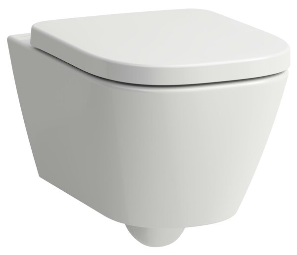 Laufen Meda vas wc agăţat fără margine cu spălare turbionară alb lucios H8201104000001