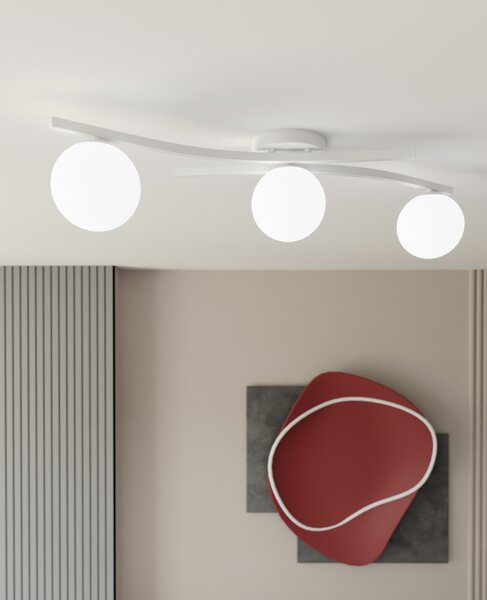 Emibig Opus lampă de tavan 3x10 W alb 1392/3
