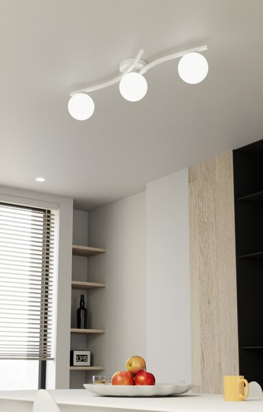 Emibig Opus lampă de tavan 3x10 W alb 1392/3