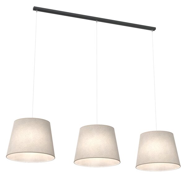 Emibig Epoca lampă suspendată 3x15 W negru-bej 1404/3