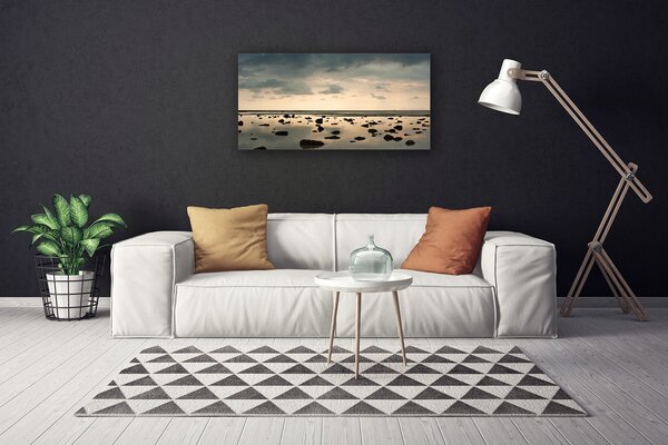 Tablou pe panza canvas Apă Peisaj Gray