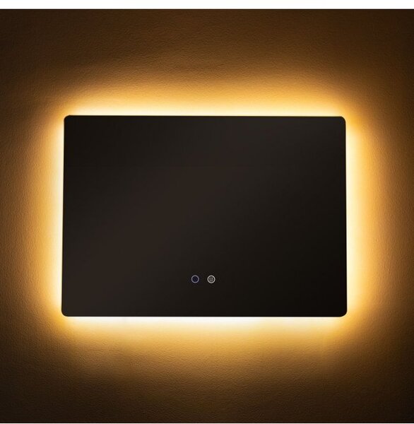 Zuma Line oglindă 70x50 cm dreptunghiular cu iluminare cu covoraș de încălzire D3001